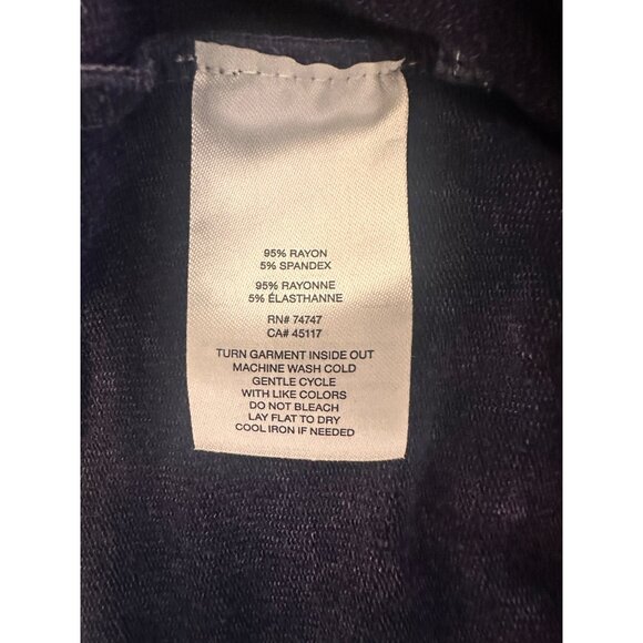 Natural Reflections Women's L Wide Leg Cropped Jersey Knit Blue Jumpsuit Romper - Picture 7 of 9